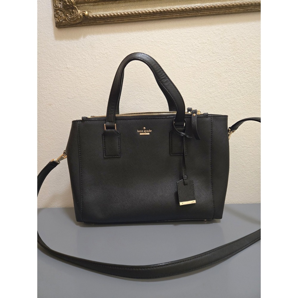 Kate Spade Cameron Street Black Satchel Bag Purse